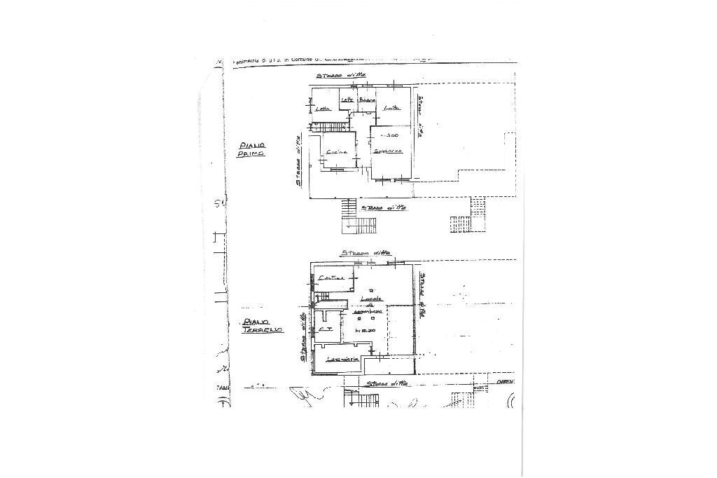Porzione di casa Strada vecchia per aglie', Cuceglio - planimetria 1