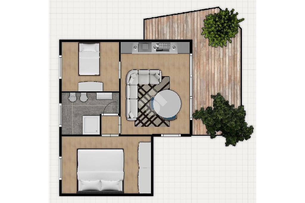 Trilocale Via Castelli Fiorenza, Rho - planimetria 1