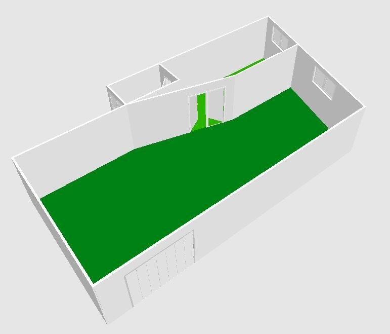 Box Via Triora, Genova (zona Palmaro) - planimetria 1