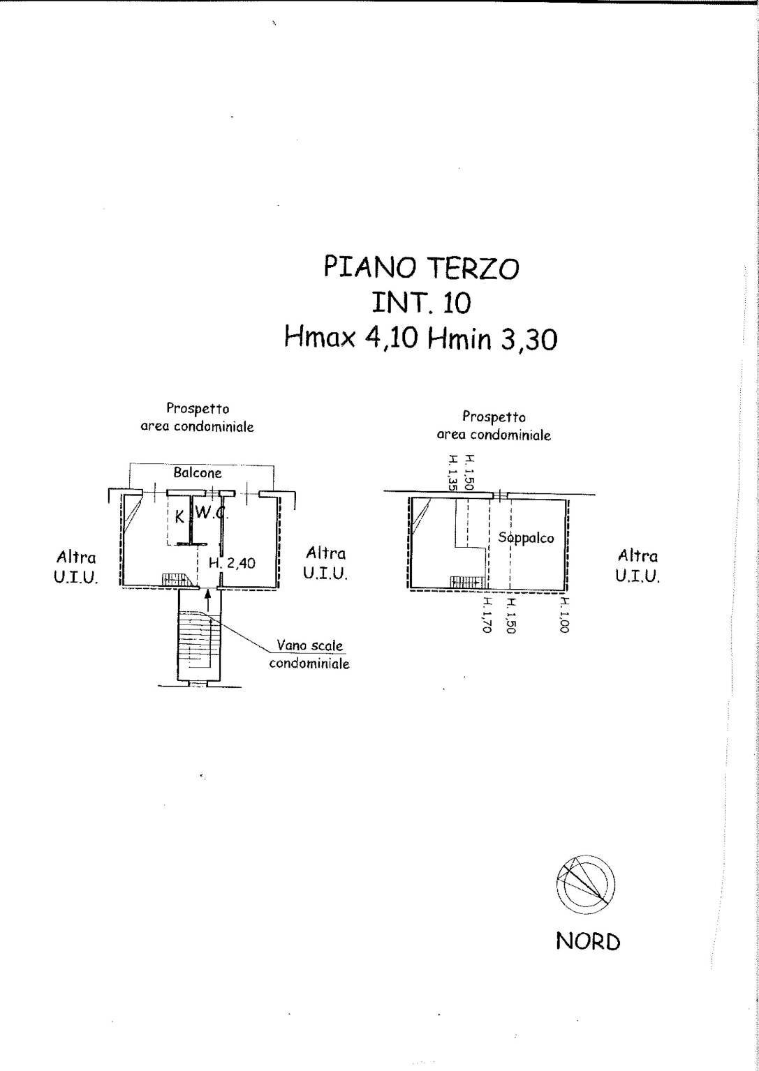 Three-room apartment via Giangirone, 21, Roburent - floor plans 1