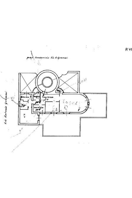 Attic via Antonio Gramsci, Roma - floor plans 1