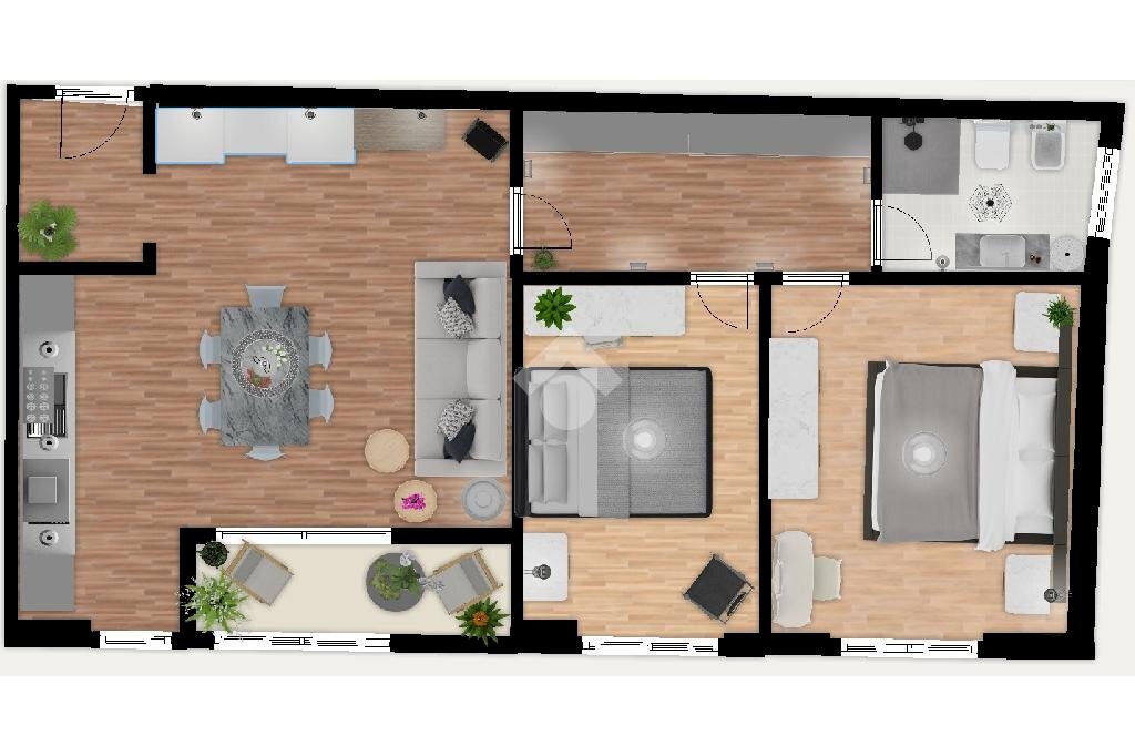 Appartamento Via dei Pini, Rapallo - planimetria 1
