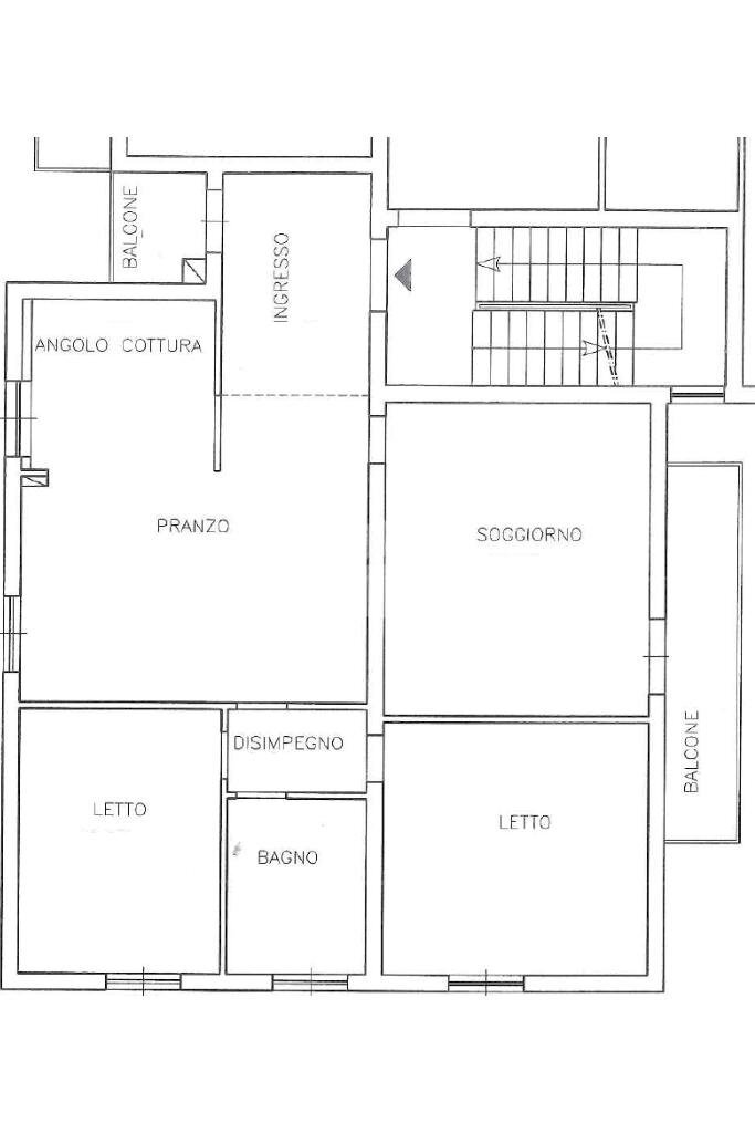Four-room apartment Via Resistenza, Vignola - floor plans 1