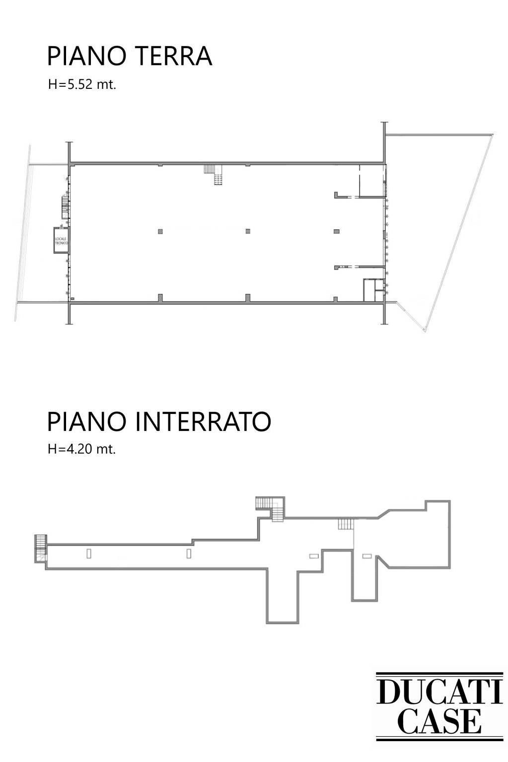 Capannone via Camillo Prampolini, Monza - planimetria 1
