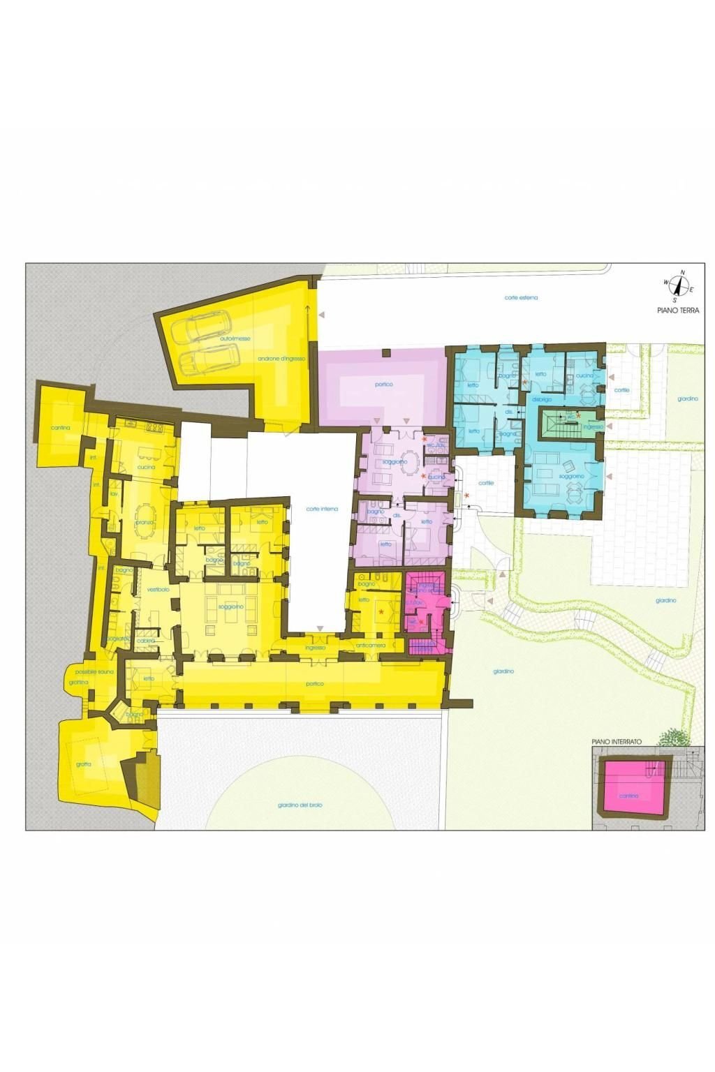 Rustic via Marsala, 109, Verona (neighborhood Borgo Trento) - floor plans 1