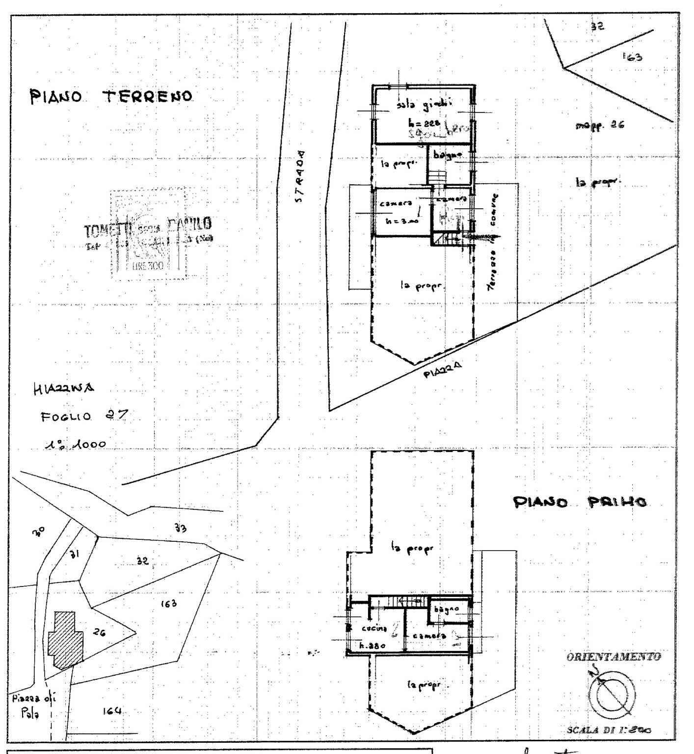 Villa via Alpe Pala, Miazzina - planimetria 1