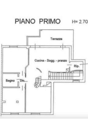 Casa indipendente via Botinaccio, Montelupo Fiorentino - planimetria 1