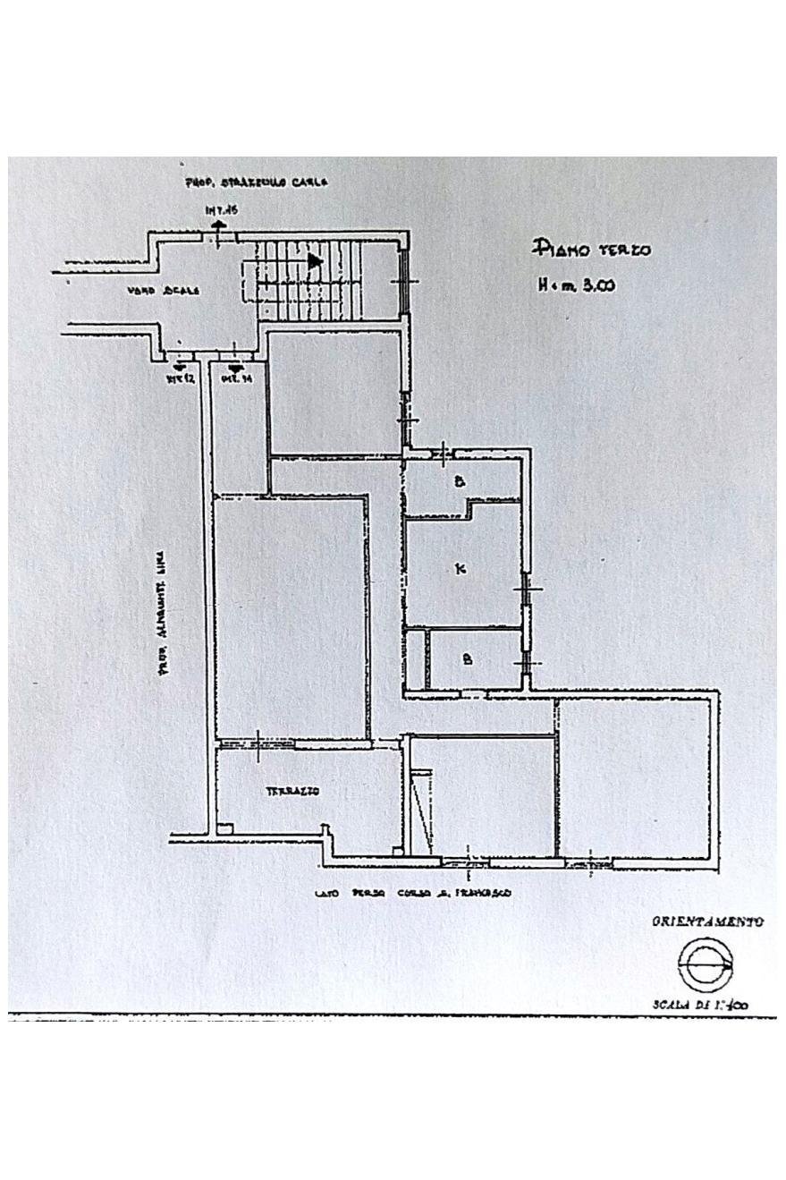 Four-room apartment corso San Francesco, 74, Anzio - floor plans 1
