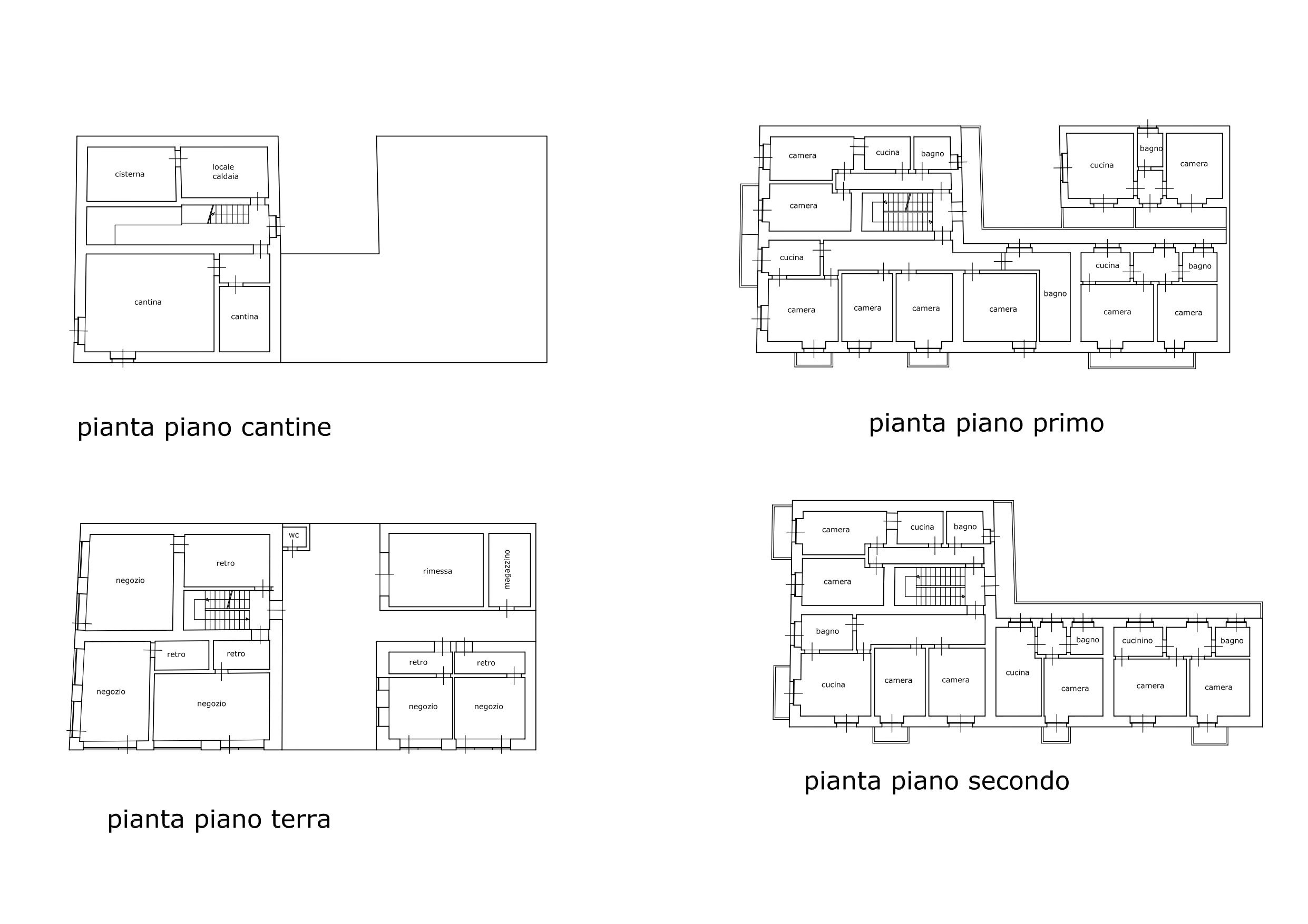 Casa indipendente via garibaldi, 10, Torre Pellice - planimetria 1