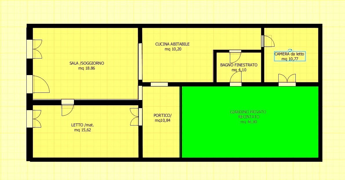 Appartamento Ravenna - planimetria 1