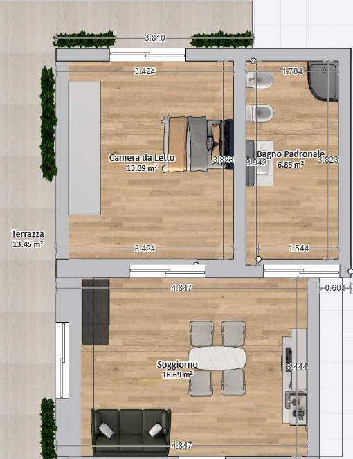 Two-room apartment Grottammare - photo 1