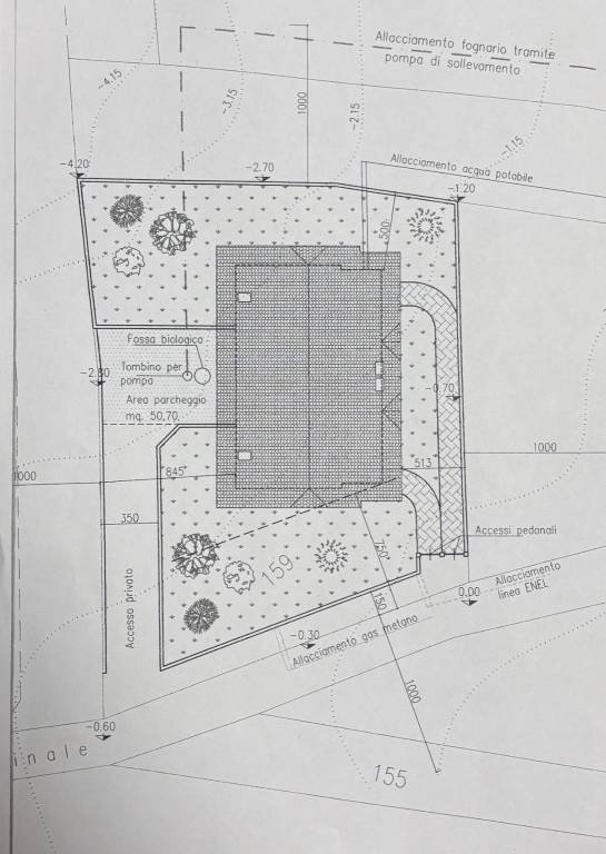 Planimetria - Terreno edificabile via Collaretto, 29, Prarostino - foto 3