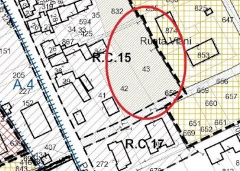 Planimetria - Terreno edificabile via del Giogo, Tarantasca - foto 3