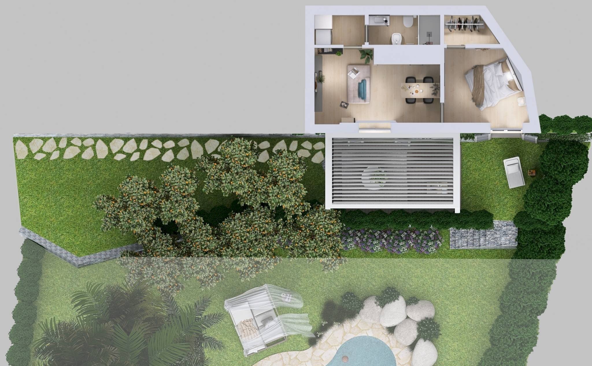 Bilocale via Sant'Ilario, 11, Genova - planimetria 1