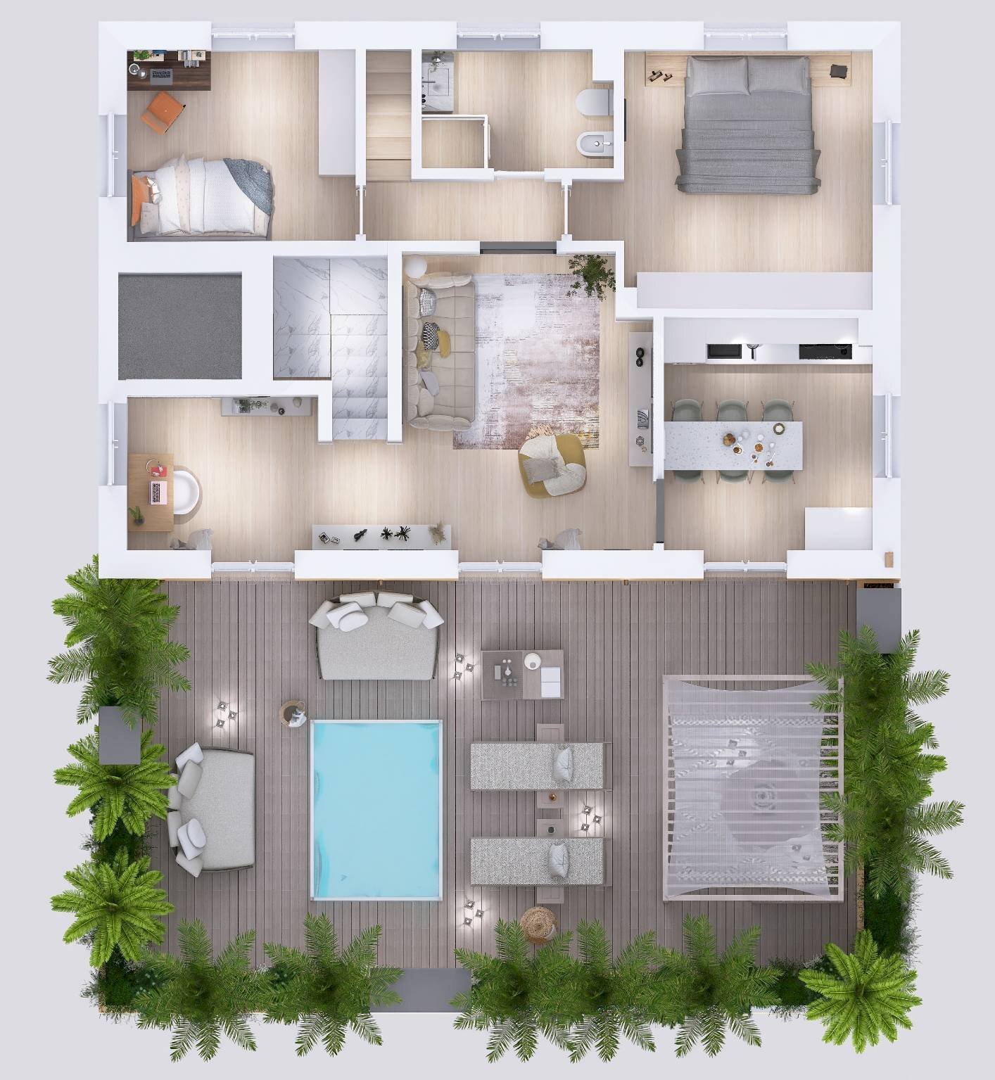 Attico via Sant'Ilario, 11, Genova - planimetria 1