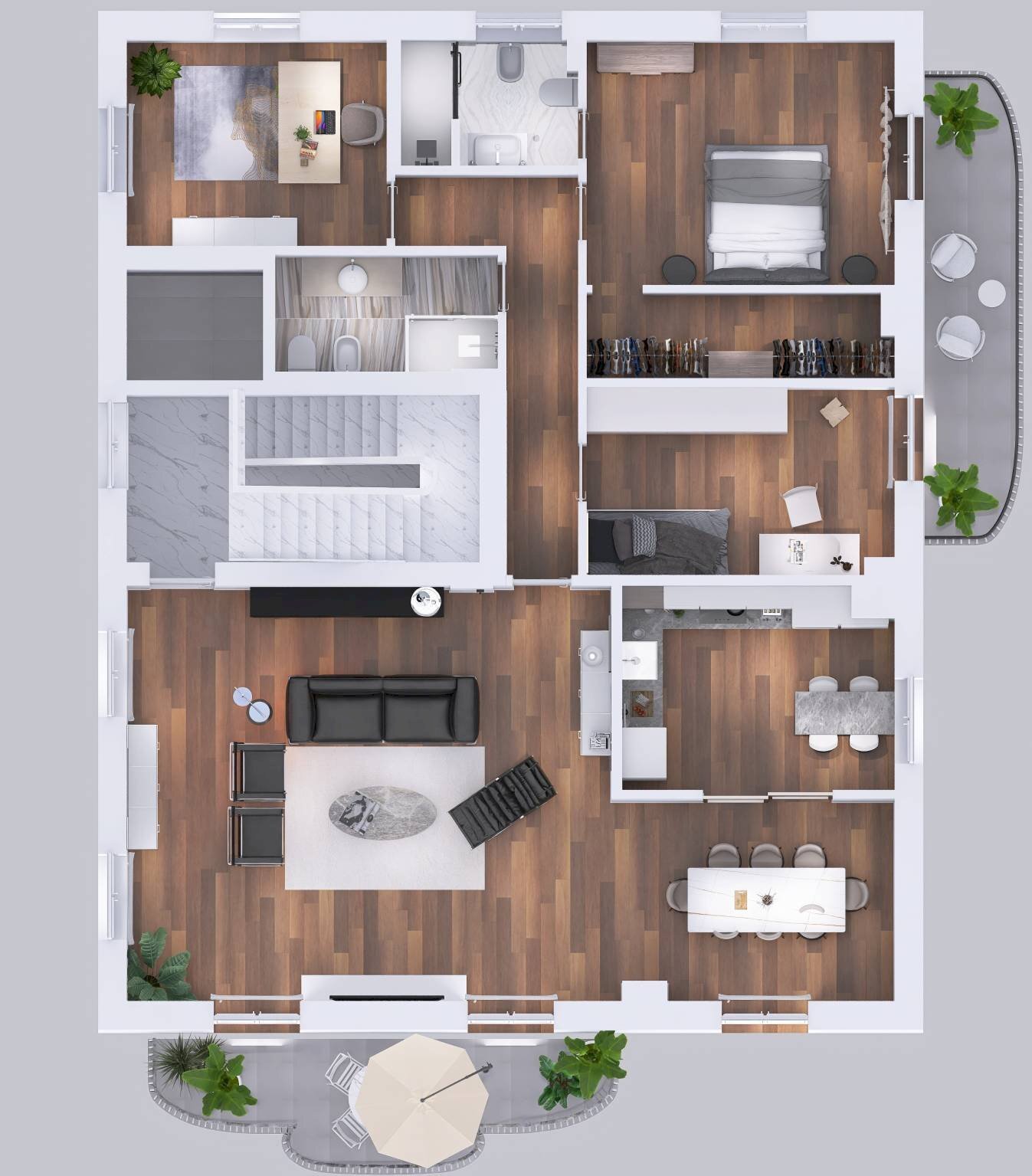 Quadrilocale via Sant'Ilario, 11, Genova - planimetria 1