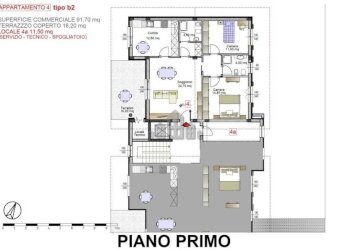 Planimetria - Quadrilocale via Primo Maggio, 9, Valperga - foto 29