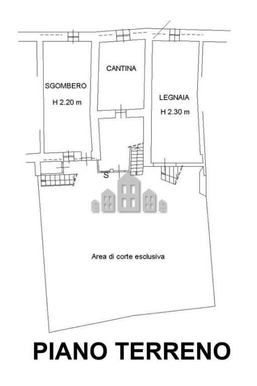 Casa indipendente via dei portici, snc, Rueglio - planimetria 1