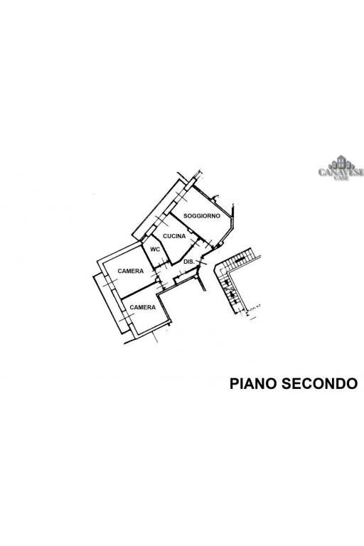Four-room apartment via verdi, 4, Sparone - floor plans 1