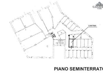 planimetria piano seminterrato - Quadrilocale via verdi, 4, Sparone - foto 19