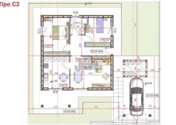 Planimetria - Villa via Primo Maggio, 9, Valperga - foto 9