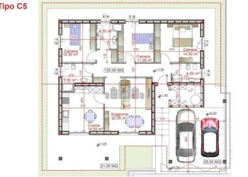 Planimetria - Villa via Primo Maggio, 9, Valperga - foto 15