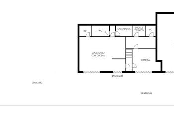 Planimetria Piano Terra - Villa Località Bacezza Case Sparse, Chiavari - foto 69