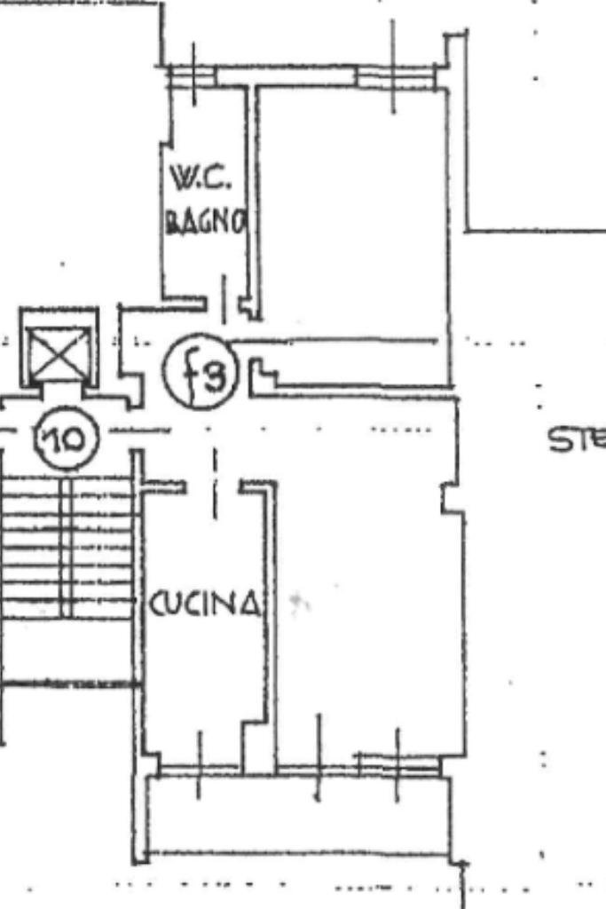 Trilocale Via Cristoforo Colombo, Piossasco - planimetria 1