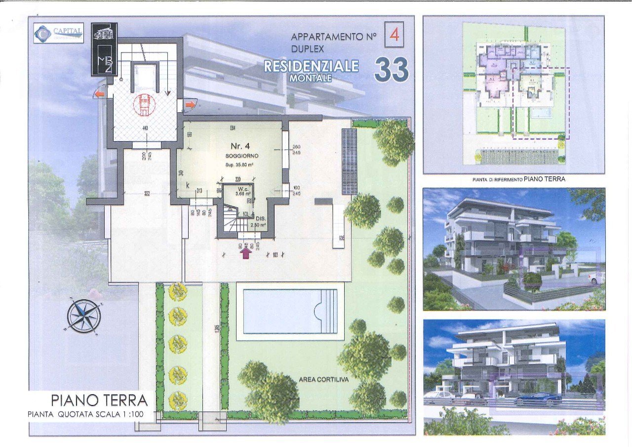 Apartment Castelnuovo Rangone - floor plans 1