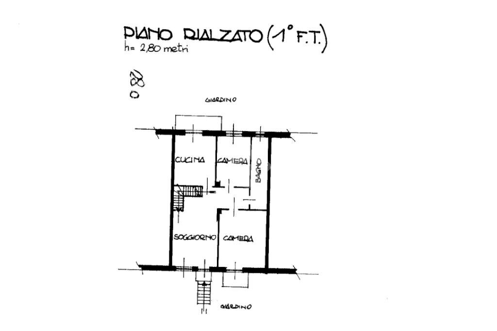 Terraced Villa Via chisone, None - floor plans 1