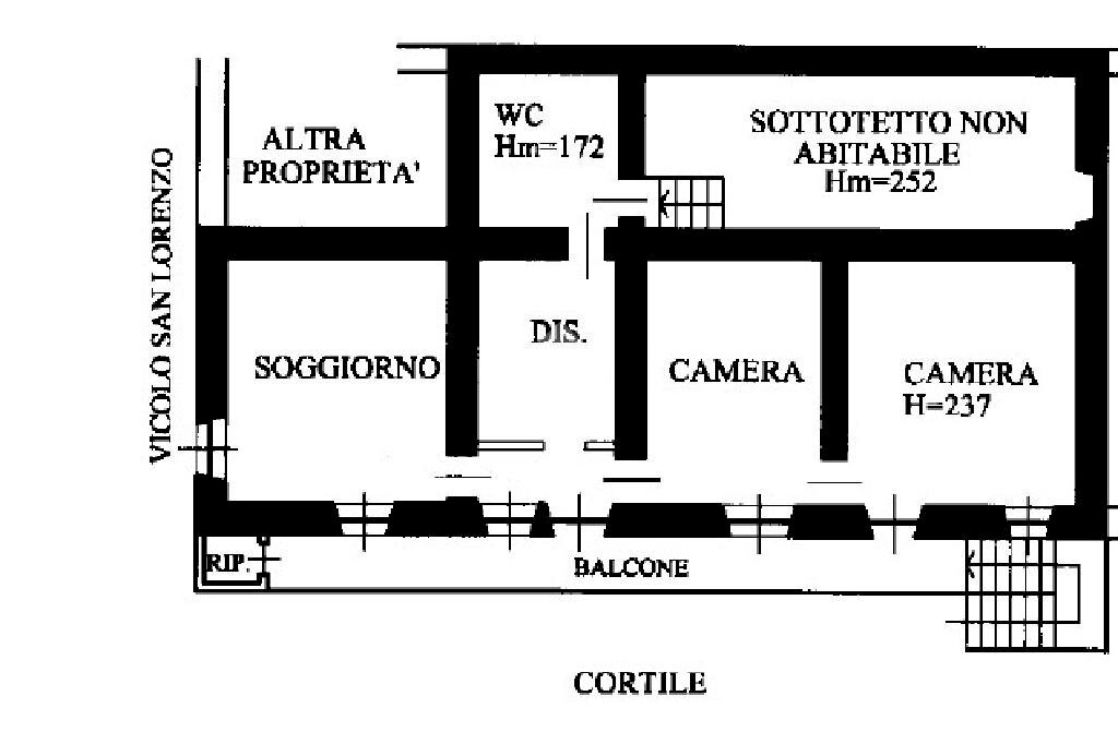 Rustic Via san lorenzo, Druento - floor plans 1