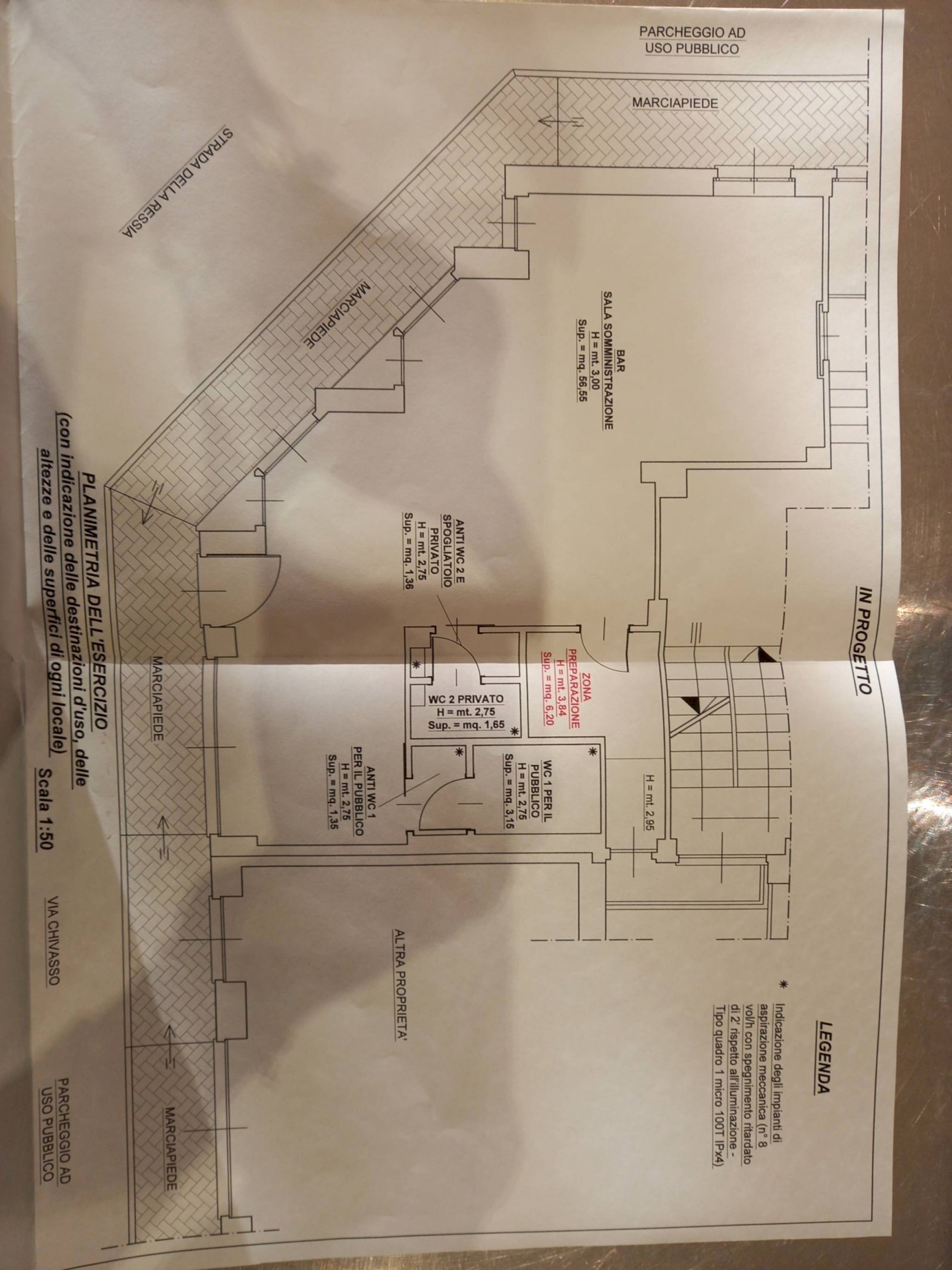 Cafeteria - Cold Bar Gassino Torinese - floor plans 1