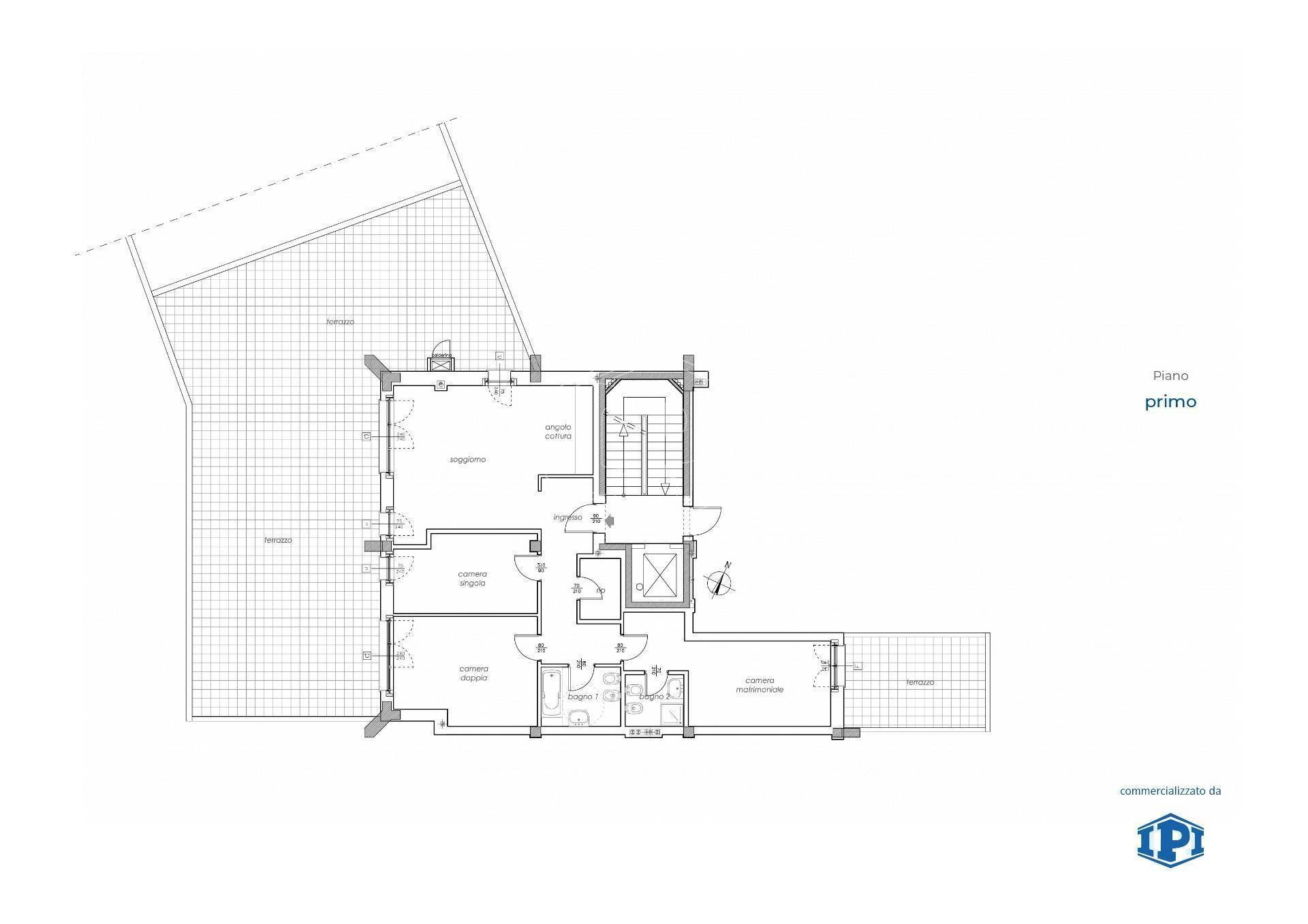 Apartment Via Luigi Cibrario, Genova (neighborhood Sestri Ponente) - floor plans 1