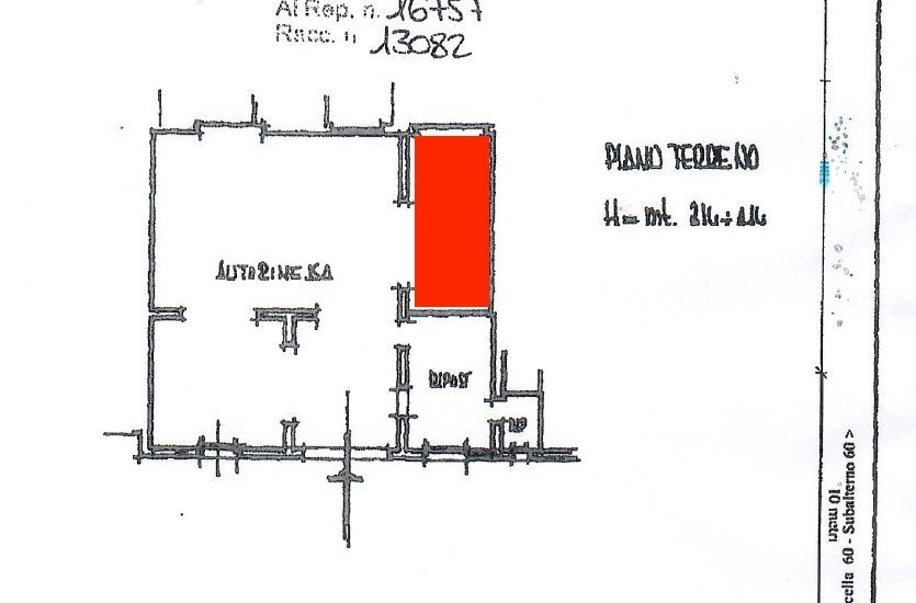 Parking space Bologna - floor plans 1