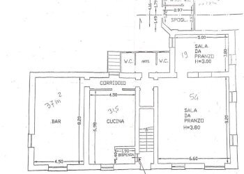 Planimetria - Bar - Tabacchi - Ricevitoria Regione Case Sparse, Castello di Annone - foto 9