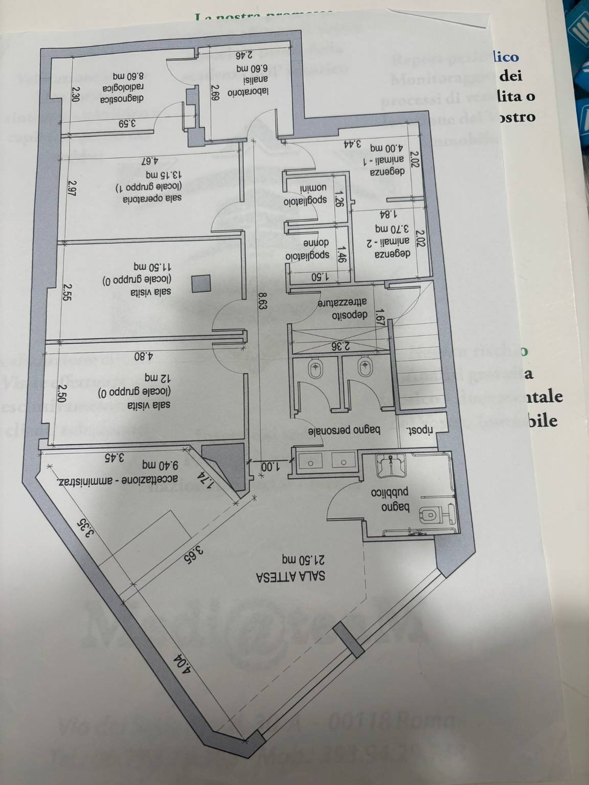 Shop via di Casal Morena, 68, Roma - floor plans 1