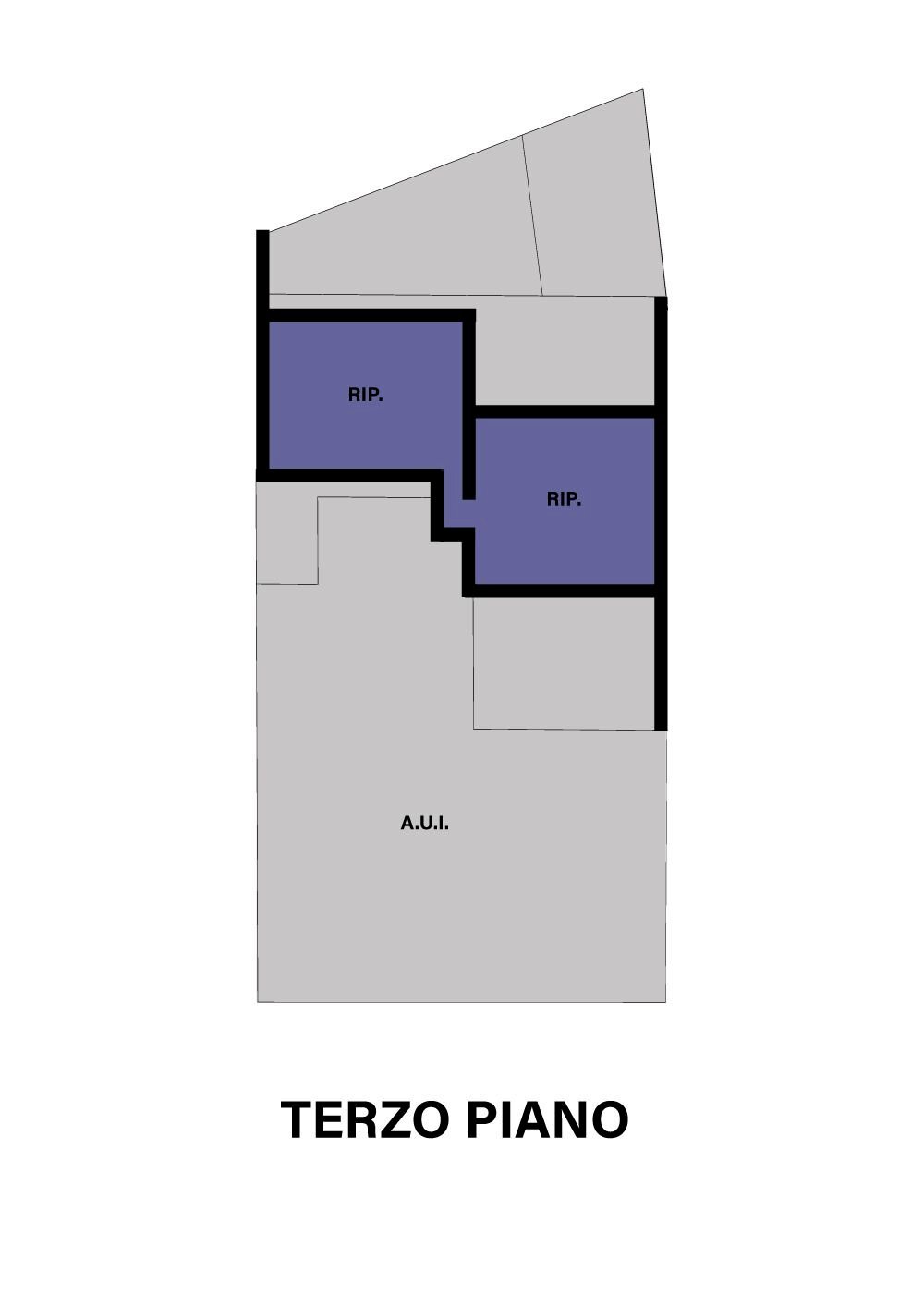 Quadrilocale via Mura Federico Comandini, Cesena - planimetria 1