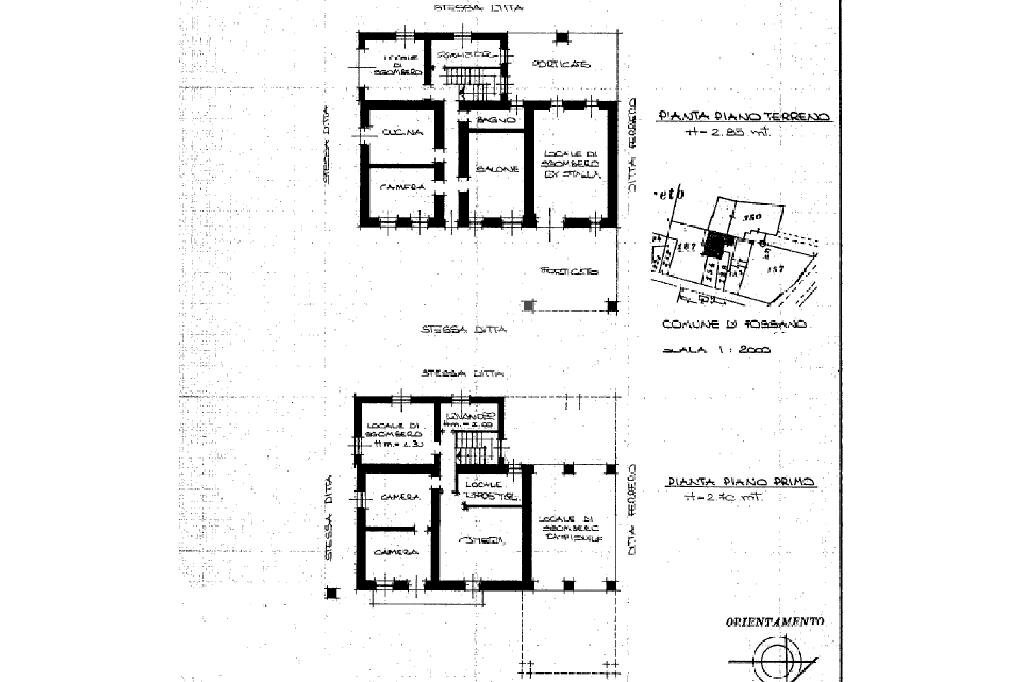 Casa indipendente Frazione Loreto, Fossano - planimetria 1