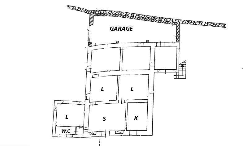 Rustico C.da Specchia, Cisternino - planimetria 1