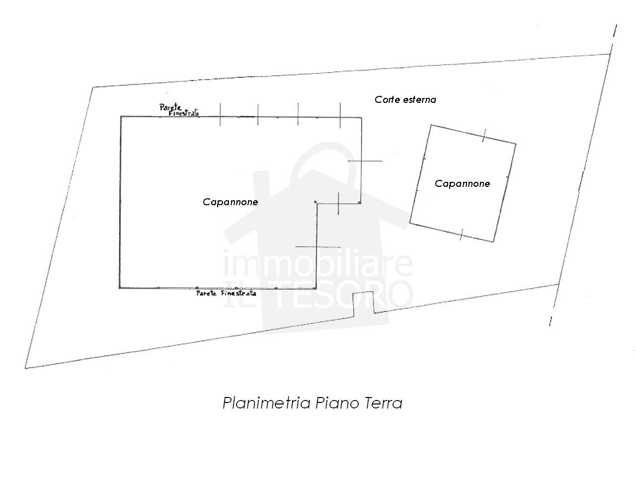 Capannone via Santa Maria del Piano di Sotto, 99, Montescudo - Monte Colombo - planimetria 1