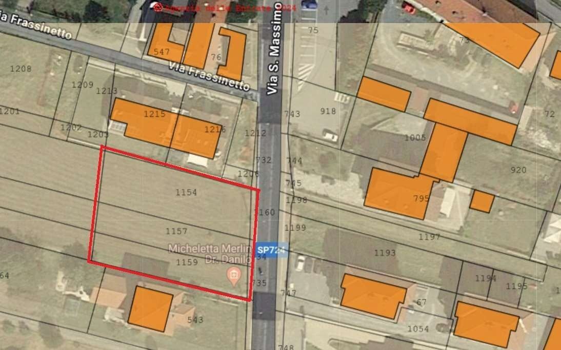 Terreno edificabile via San Massimo, Villanova Canavese - planimetria 1