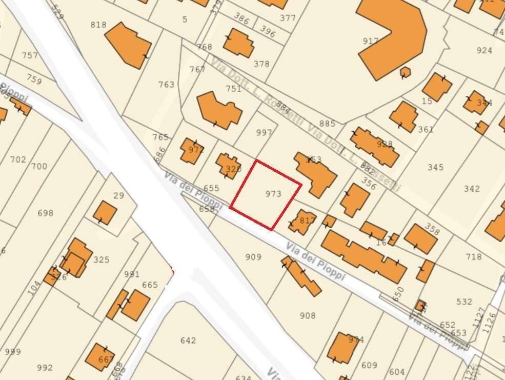 Planimetria - Building land via dei Pioppi, Ciriè - photo 2