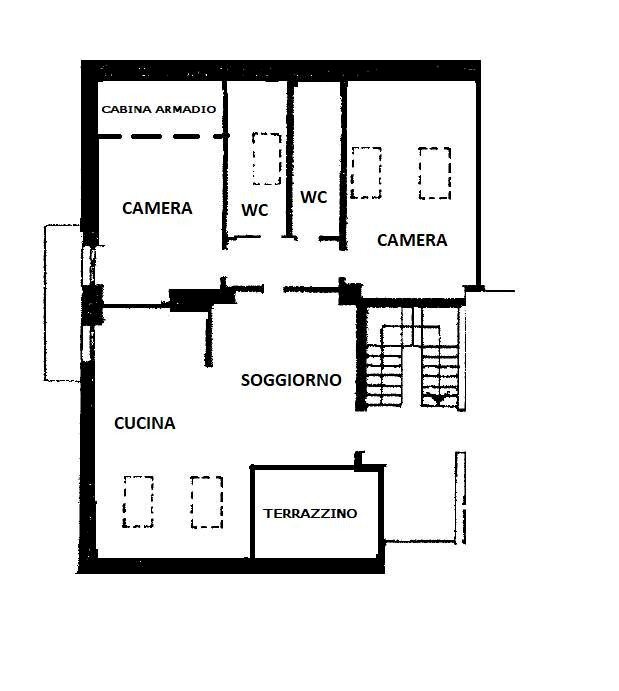 Quadrilocale strada San Giovanni, 21, San Carlo Canavese - planimetria 1