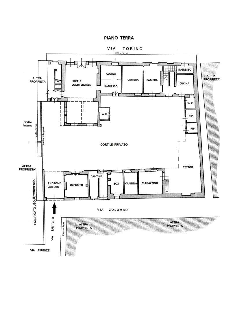 Rustic via Colombo, 16, Nole - floor plans 1