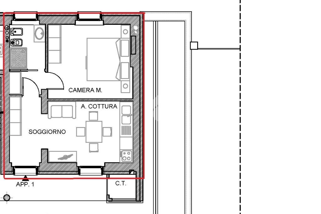 Porzione di casa Via Mottoscarone, Suno - planimetria 1