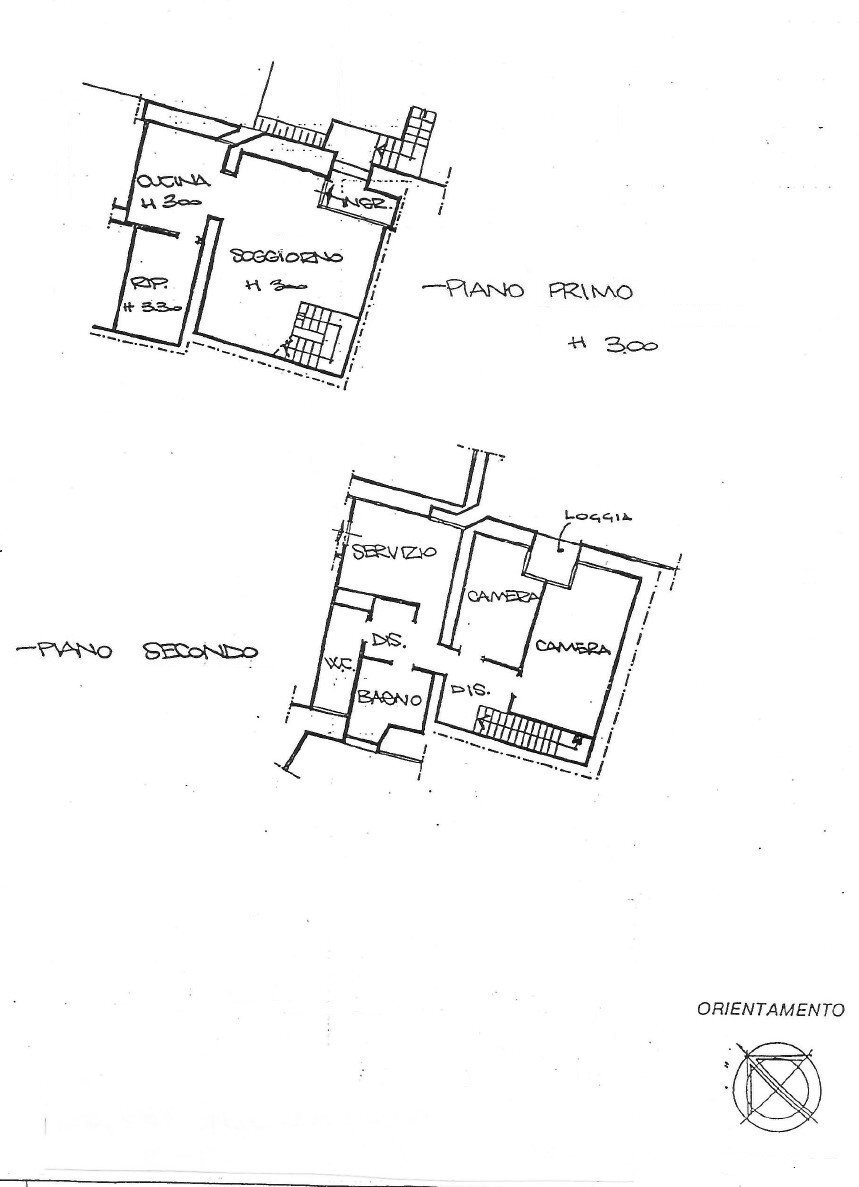 Apartment Bertinoro - floor plans 1