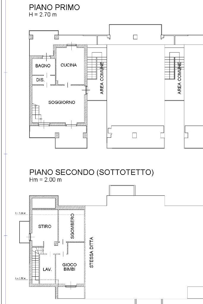 Apartment Via moncenisio, Giaveno - floor plans 1