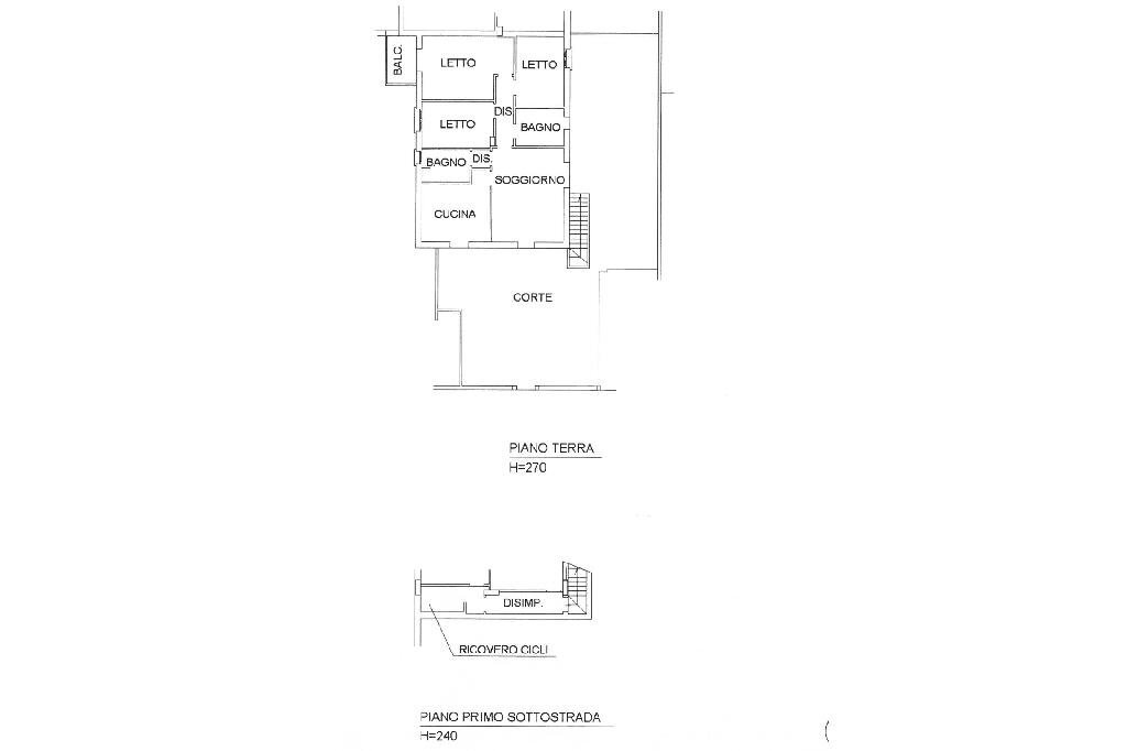 Apartment Via Malva Sud, Cervia - floor plans 1