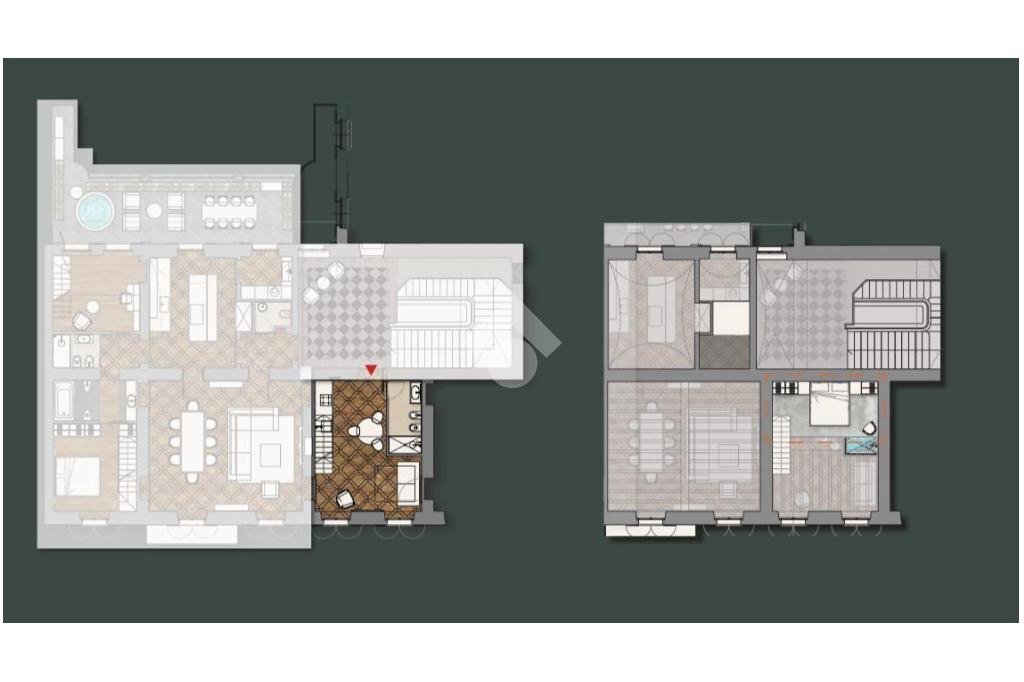 Appartamento Via Giambattista Bogino, Torino (zona Centro) - planimetria 1