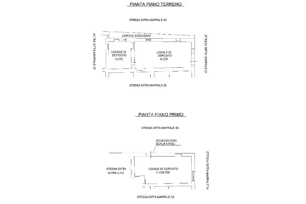 Rustico Via R. Miglietti, Germagnano - planimetria 1